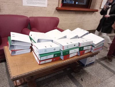 Сдружение Дойран 2025 внесе в парламента 34 папки с 15