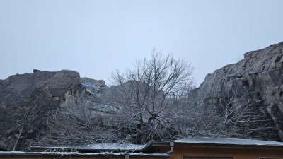 Зимната обстановка в Пловдивска област е спокойна Сняг заваля в