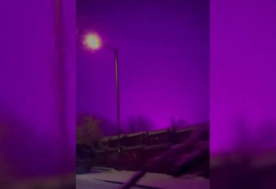 Красиво явление в небето над Бирмингам се оказа просто ...LED-осветление