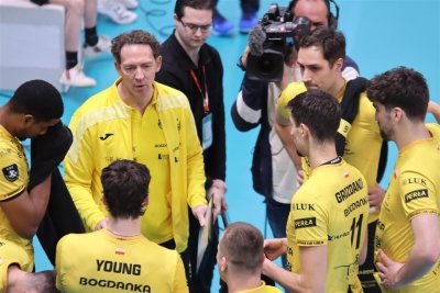 Алекс Грозданов и отборът на Богданка ЛУК Люблин с драматична победа над Кнак Рьозеларе във волейболната Шампионска лига