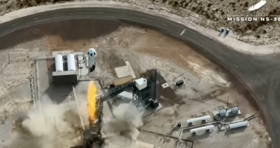 На ръба на космоса: шестима стигнаха отвъд линията на Карман