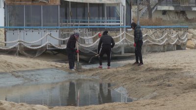 Замърсяване с мазут на плаж "Кабакум" край Варна