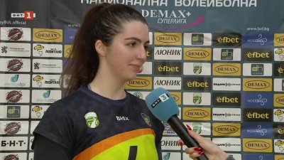 Никол Накова: Победата над Славия ще повлияе доста положително на отбора занапред