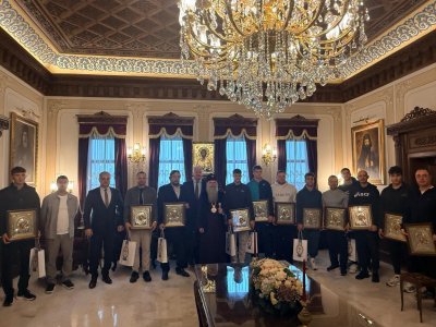 Пловдивският митрополит благослови отбора на България за Купа "Дейвис"
