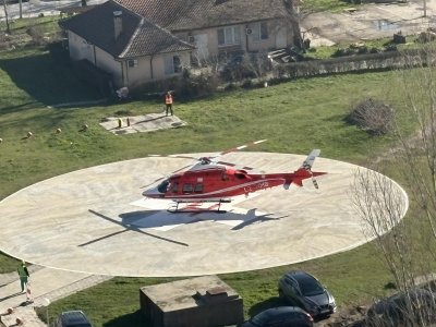 Въздушна линейка транспортира пациент от Сливен до Пловдив
