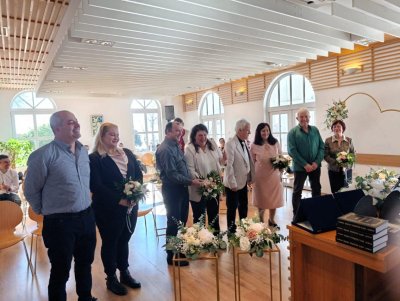 Две двойки от Несебър отбелязващи половин век съвместен живот и