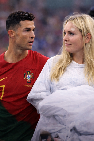 Кристиано Роналдо към Линдзи Вон: Легендите винаги се изправят
