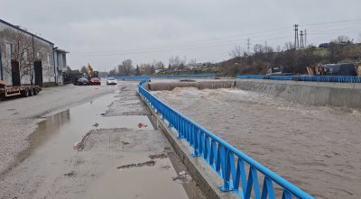 Повишени нива на реките и в Южна България Река Хасковска