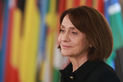 Foreign Minister Nadezhda Neynski Held Talks with Her Israeli Counterpart Gideon Saar