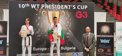 Станислав Митков спечели сребро на турнира по таекуондо България Оупън G2