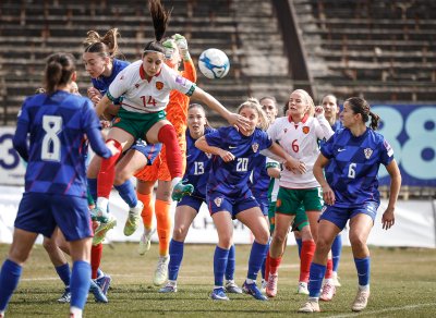 Женският национален отбор на България по футбол загуби от Хърватия в първата среща от европейските квалификации