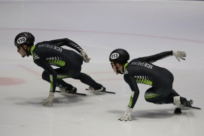 Иван Дончев с титлата в спринта на 500 м. на държавното по шорттрек