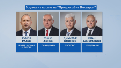 'Progressive Bulgaria', Featuring Former President Radev, Announced Its Top-of-The-List Candidates for the April 19 Early Parliamentary Elections