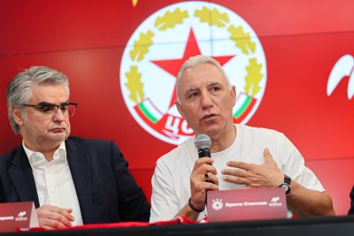Христо Стоичков представи новото партньорство на ЦСКА