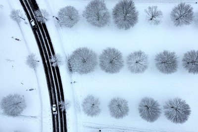 Късен сняг в Централна Европа и на Балканите