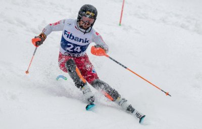 Алберт Попов е последен след първия манш на финалния за сезона слалом
