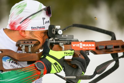 Владимир Илиев завоюва златото в индивидуалната дисциплина на Държавното първенство по биатлон в Банско