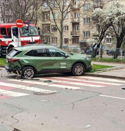 Катастрофа затрудни движението по бул Евлоги и Христо Георгиеви в