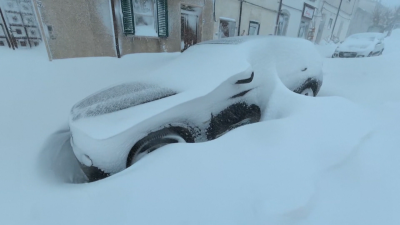 Сняг в Италия