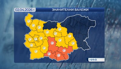 Облачно и дъждовно до петък, затопляне и слънчеви часове през уикенда