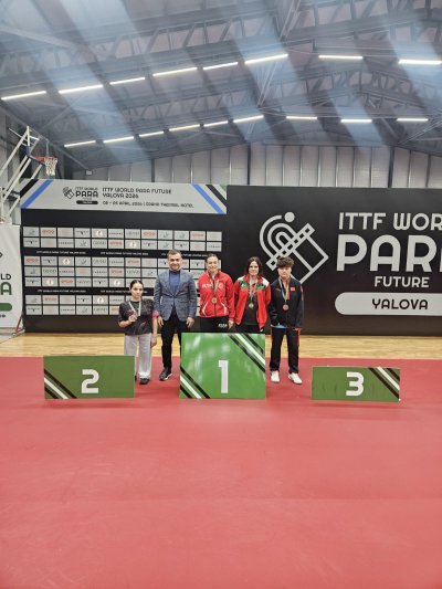България с четири бронзови медала от международния турнир на ITTF World Para в Ялова