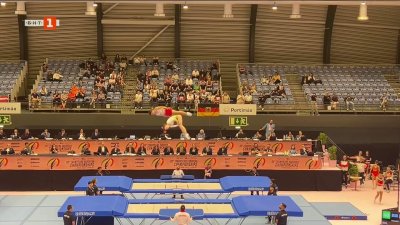 Калоян Петров и Марияна Узунова ще спорят за отличията в смесените синхрони на европейското по скокове на батут