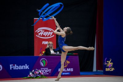 Яница Динева стана шампионка в многобоя при жените на турнира по художествена гимнастика "Нови звезди"