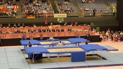 Трети финал за България на европейското първенство по скокове на батут