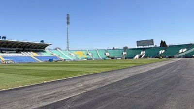 Приключва първият етап от обновяването на атлетическата писта на Националния стадион &bdquo;Васил Левски&ldquo;
