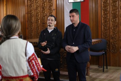 Тържествено посрещане на Иван Димов в Сопот