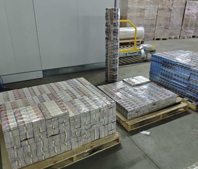 Huge Amount of Smuggled Cigarettes Seized at Port of Burgas
