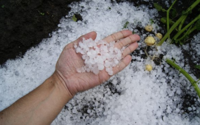 Hailstorm Blankets Sopot in White