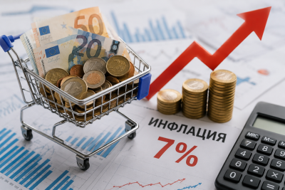 Ръст на годишната инфлация отчита НСИ