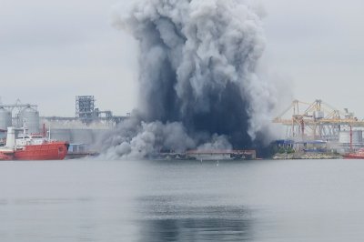 Морски дрон избухна днес в 10 30 сутринта в пристанище