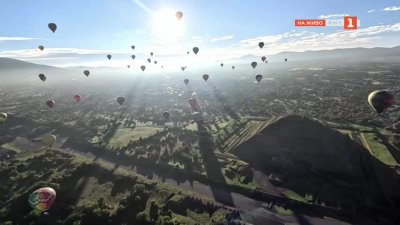 Красотата на древните пирамиди в Теотиуакан