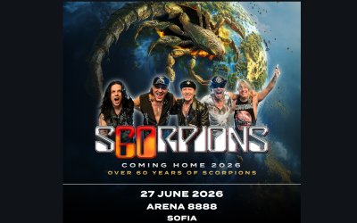 Scorpions се завръща у нас с юбилейно шоу тази вечер