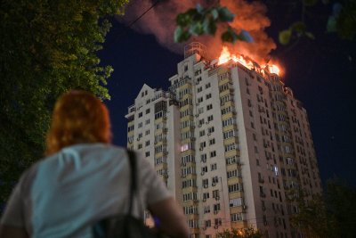 Русия извърши най масирана атака срещу украинската столица от началото