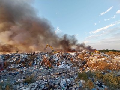 Fire Breaks Out at Regional Waste Disposal Site Near Rakitnitsa