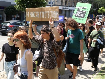 Продължава протестът на студенти от НАТФИЗ