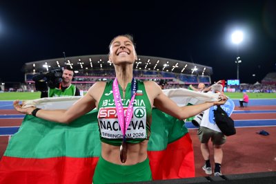 Александра Начева с бронзов полет в Бирмингам! Втори медал за България на европейското първенство