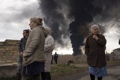 Руска атака порази стадион в центъра на Одеса