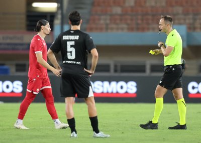 НА ЖИВО: ОФИ Крит - ЦСКА 2:0, червен картон за Мохамед Брахими