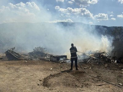 Пожар изпепели 50 декара сухи треви в индустриална зона в Асеновград