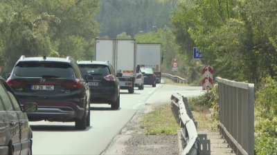 Тежък трафик през Кресненското дефиле в посока Кулата