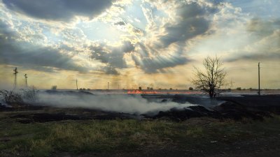 Овладян е пожарът в старозагорското село Бял Извор, спасени са близките сгради