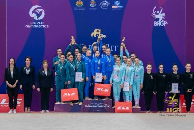 Левски завоюва титлата при жените на Държавното първенство по художествена гимнастика за ансамбли