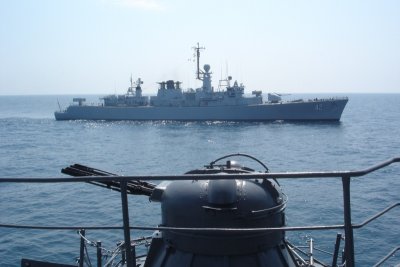 Frigate "Verny" Conducted Inspection of the Ship "Able" Ahead of an Upcoming Operation