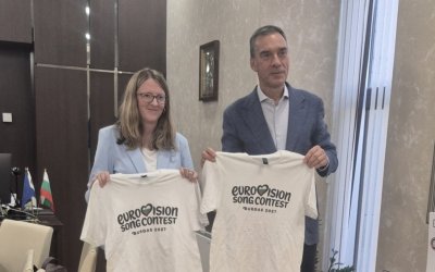 Подготовката за "Евровизия" обсъдиха кметът на Бургас и зам.-посланика на Великобритания у нас