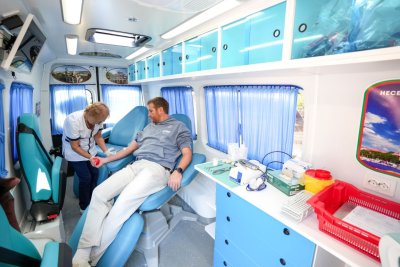 София получи като дарение най-големия мобилен пункт за кръводаряване