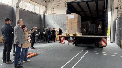 Специализирана хартия за машинно гласуване е транспортирана в Благоевград